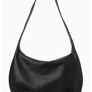 COS Curved Leather Shoulder Bag